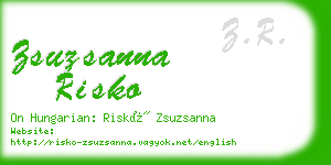 zsuzsanna risko business card